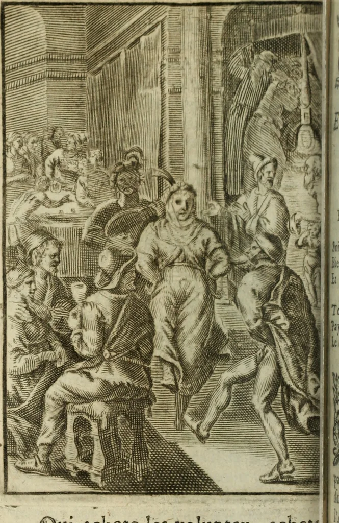An illustration from La doctrine des murs, 1685, leaf 161