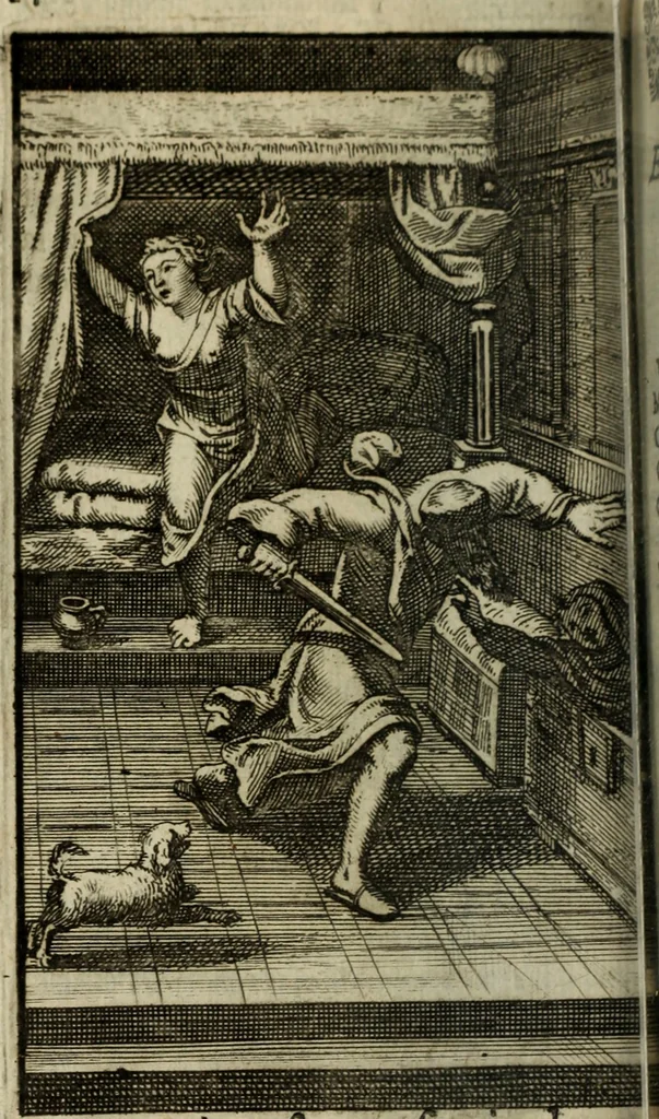 An illustration from La doctrine des murs, 1685, leaf 169