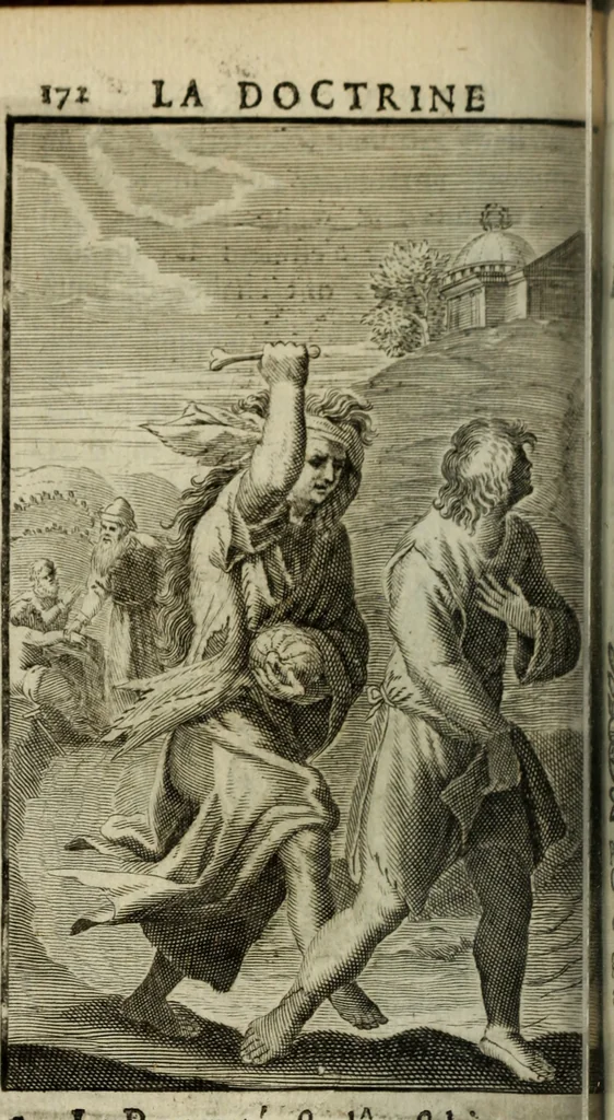 An illustration from La doctrine des murs, 1685, leaf 193
