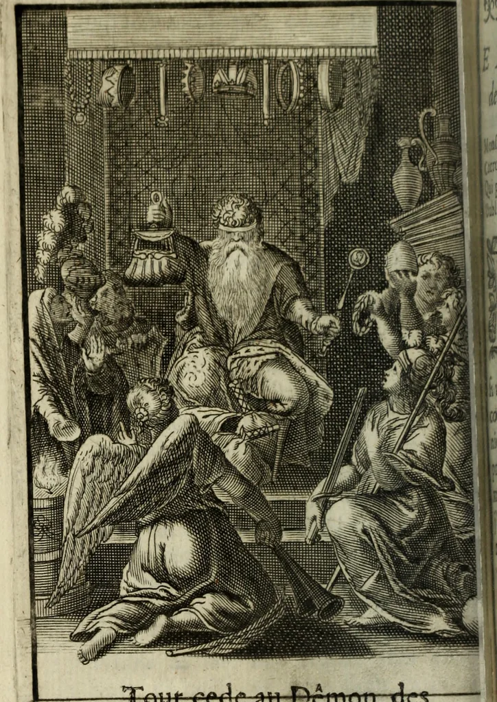 An illustration from La doctrine des murs, 1685, leaf 201