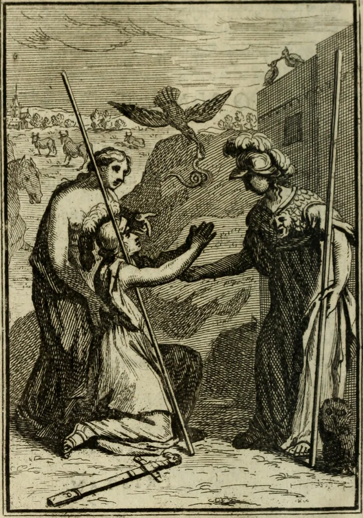 An illustration from La doctrine des murs, 1685, leaf 21