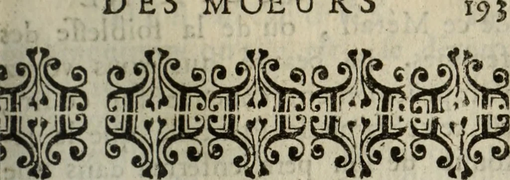An illustration from La doctrine des murs, 1685, leaf 214