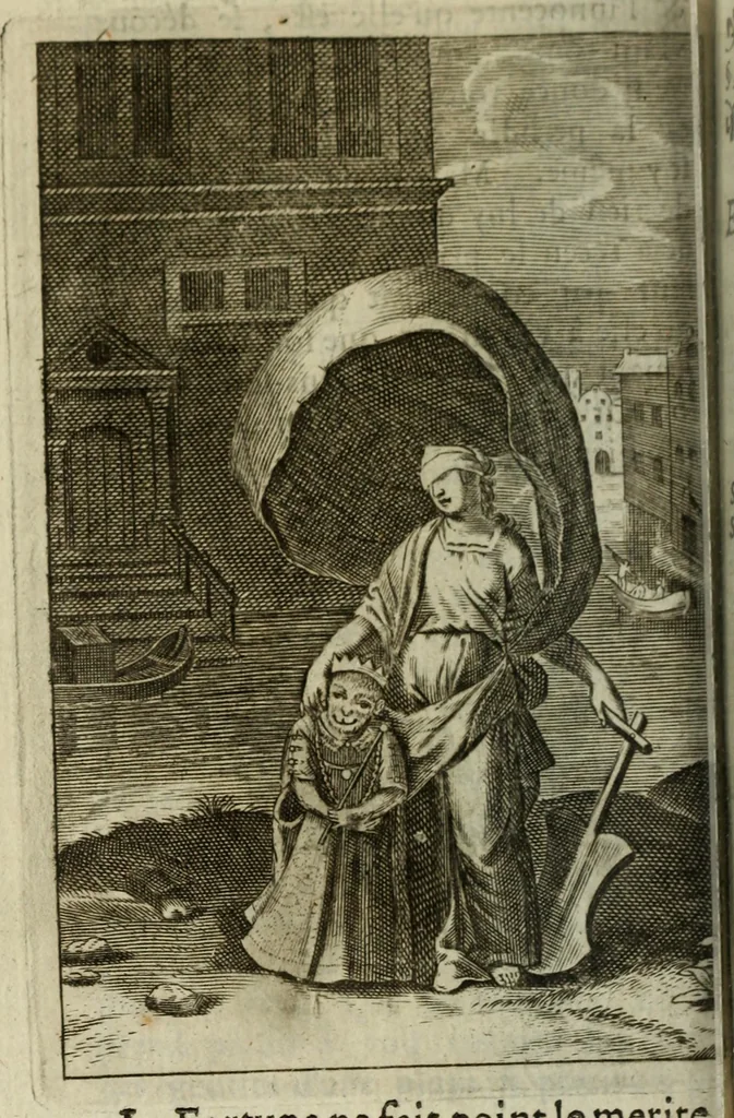 An illustration from La doctrine des murs, 1685, leaf 217