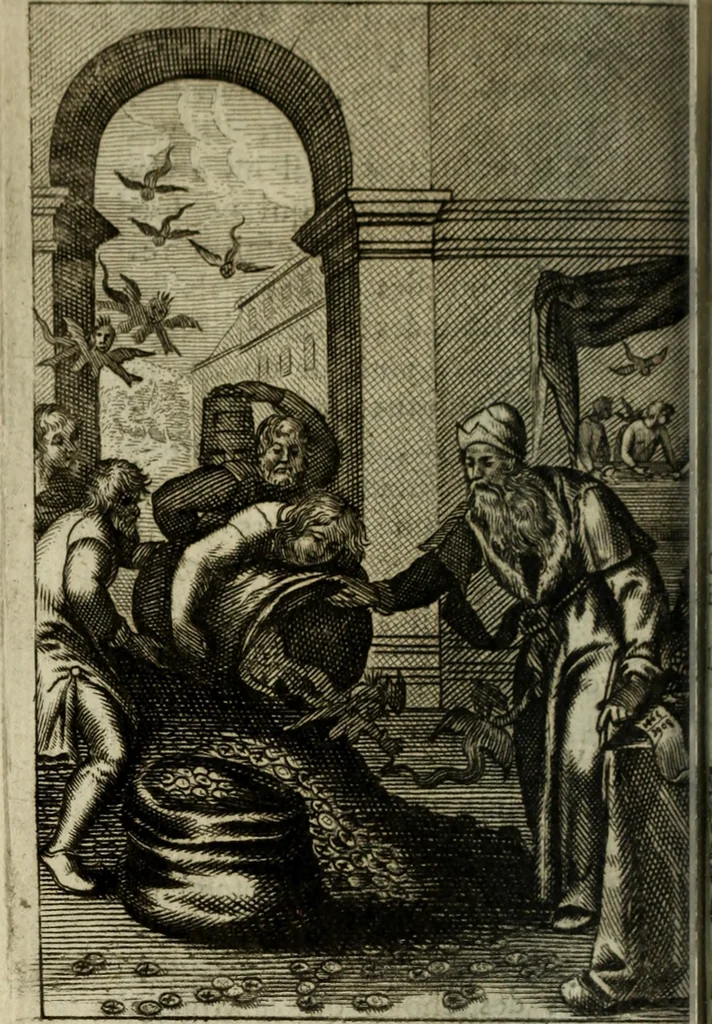 An illustration from La doctrine des murs, 1685, leaf 225