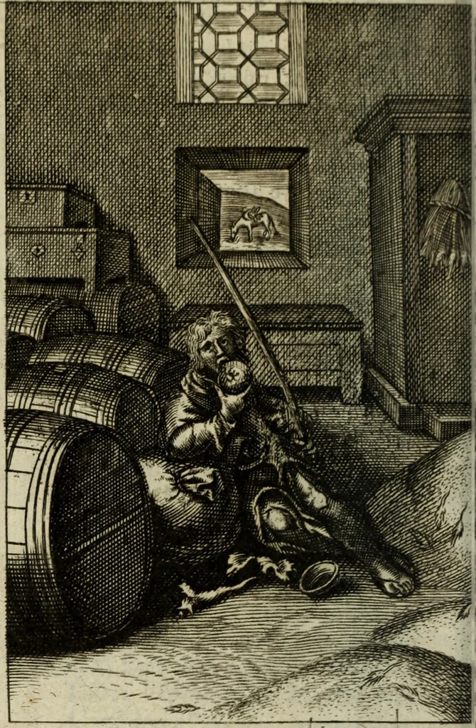 An illustration from La doctrine des murs, 1685, leaf 237