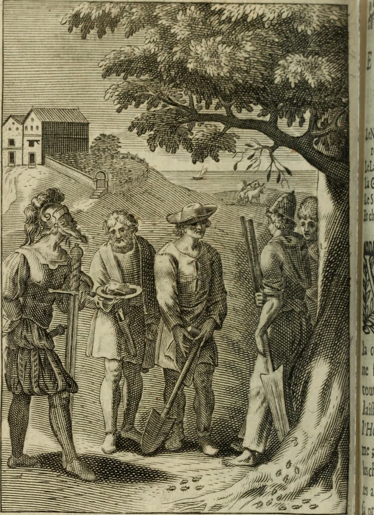 An illustration from La doctrine des murs, 1685, leaf 271