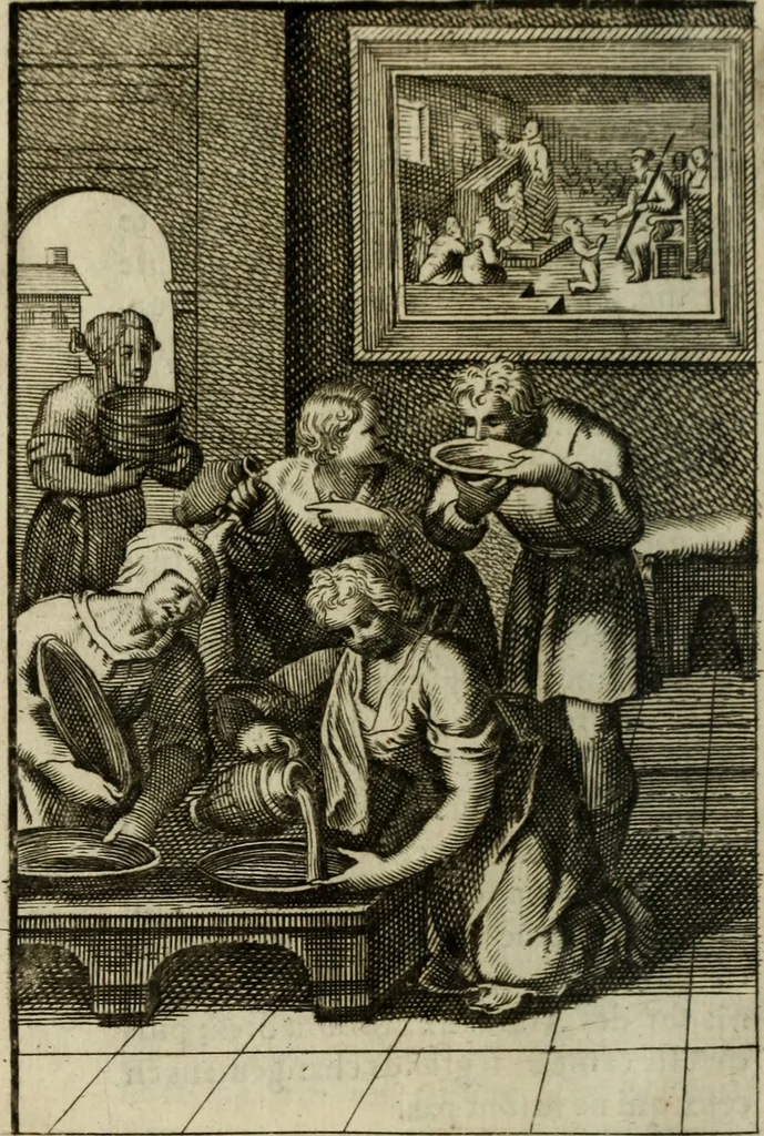 An illustration from La doctrine des murs, 1685, leaf 29