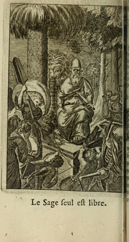 An illustration from La doctrine des murs, 1685, leaf 291