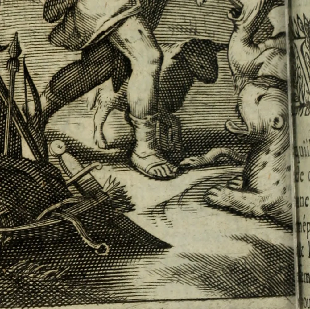 An illustration from La doctrine des murs, 1685, leaf 299