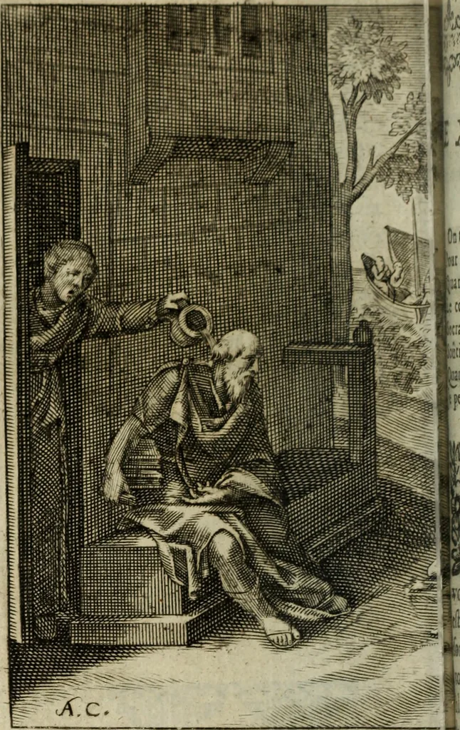 An illustration from La doctrine des murs, 1685, leaf 303
