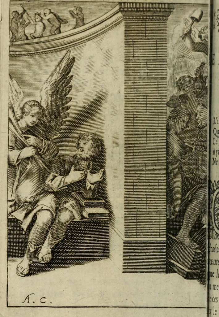 An illustration from La doctrine des murs, 1685, leaf 307