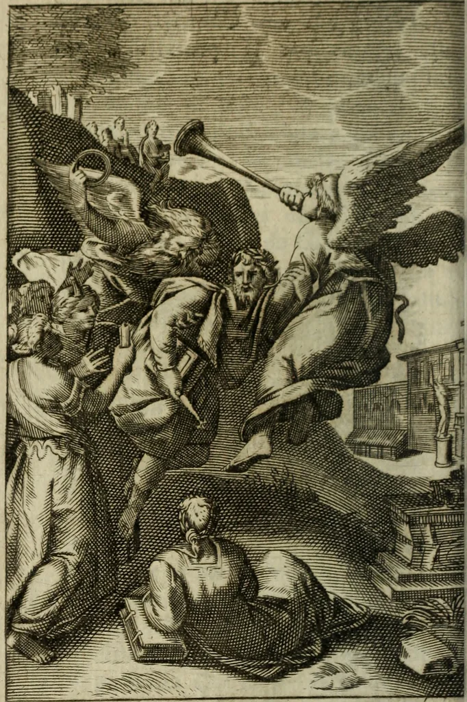 An illustration from La doctrine des murs, 1685, leaf 319