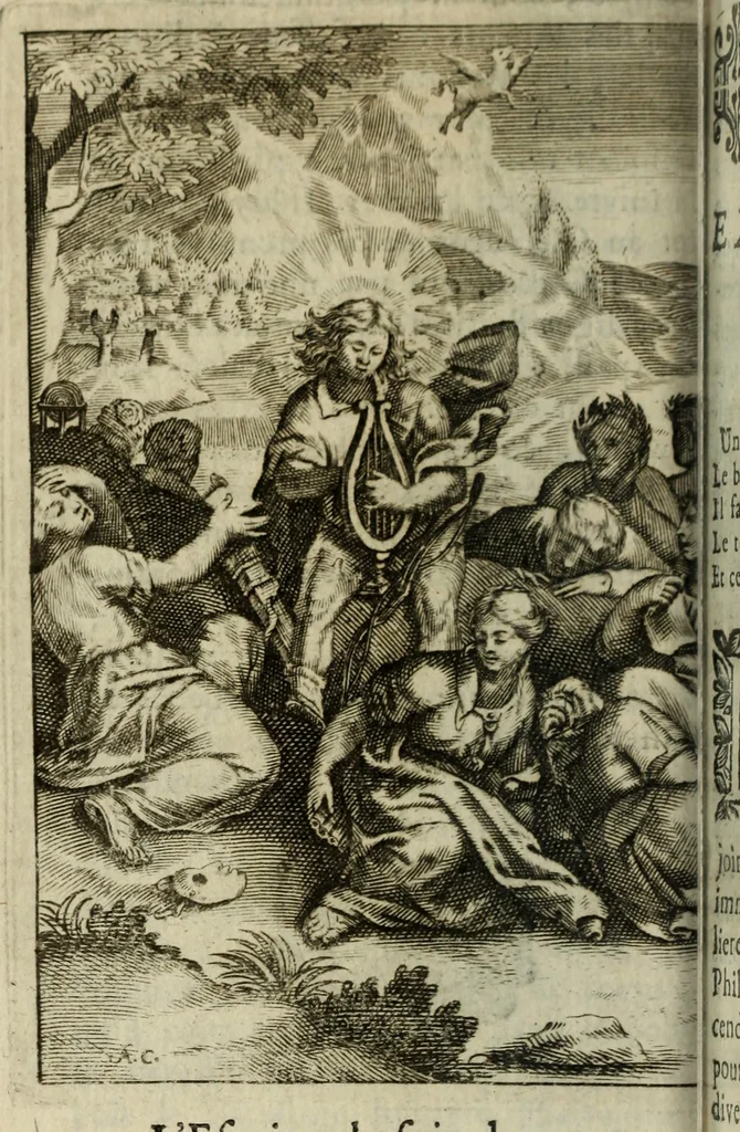 An illustration from La doctrine des murs, 1685, leaf 327