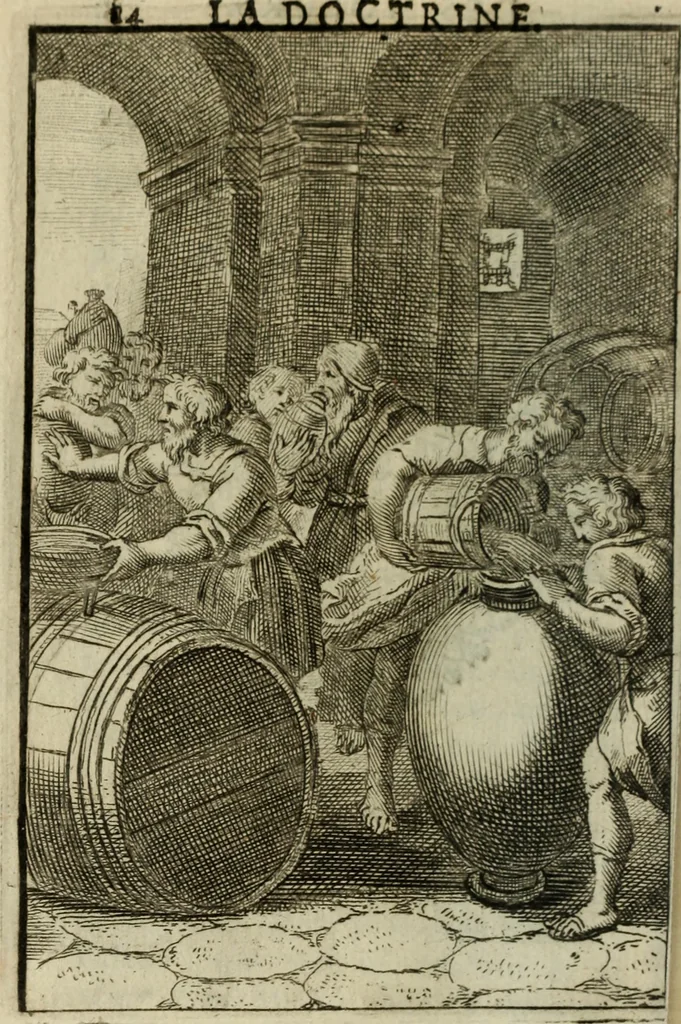 An illustration from La doctrine des murs, 1685, leaf 33