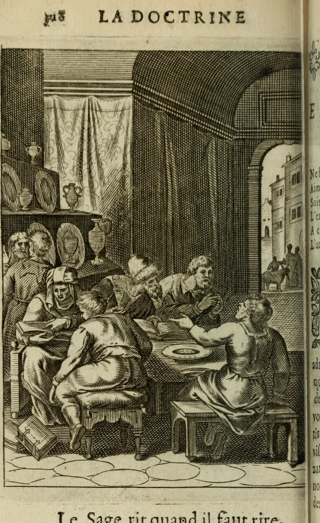 An illustration from La doctrine des murs, 1685, leaf 339