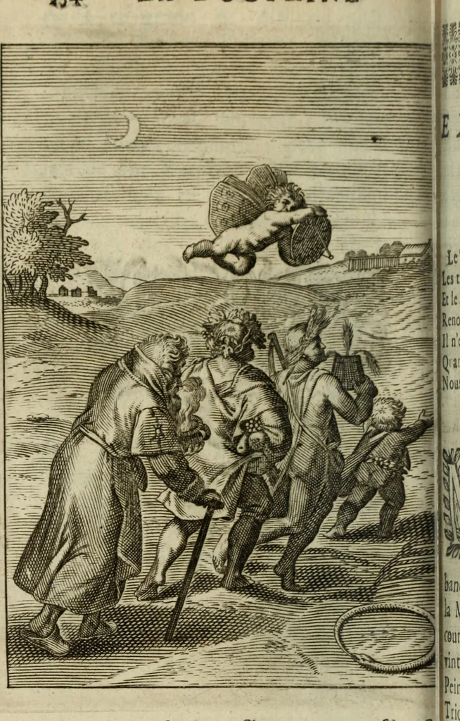 An illustration from La doctrine des murs, 1685, leaf 355