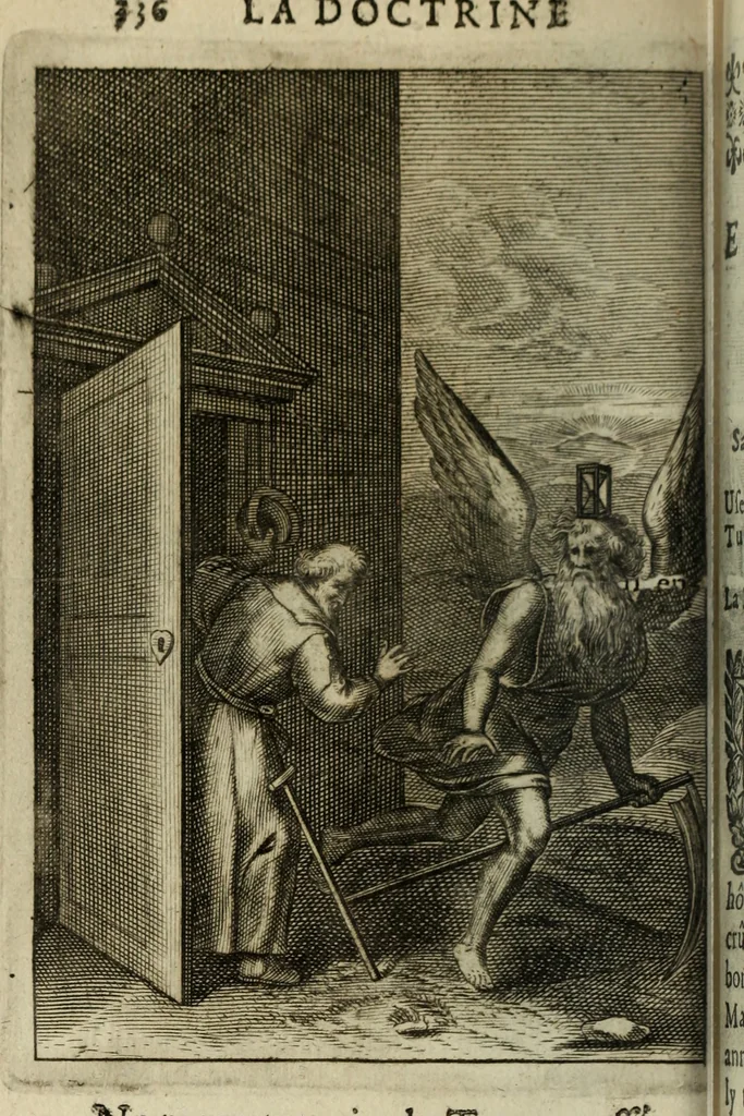 An illustration from La doctrine des murs, 1685, leaf 367