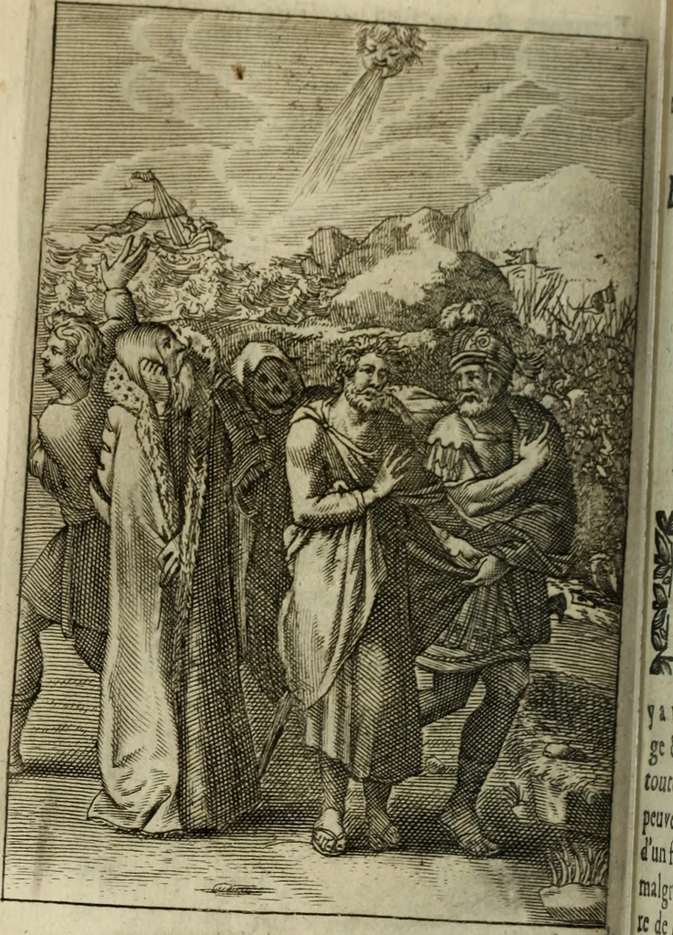 An illustration from La doctrine des murs, 1685, leaf 391