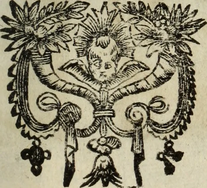 An illustration from La doctrine des murs, 1685, leaf 40