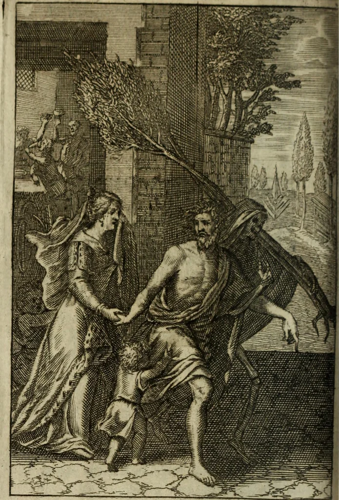 An illustration from La doctrine des murs, 1685, leaf 407