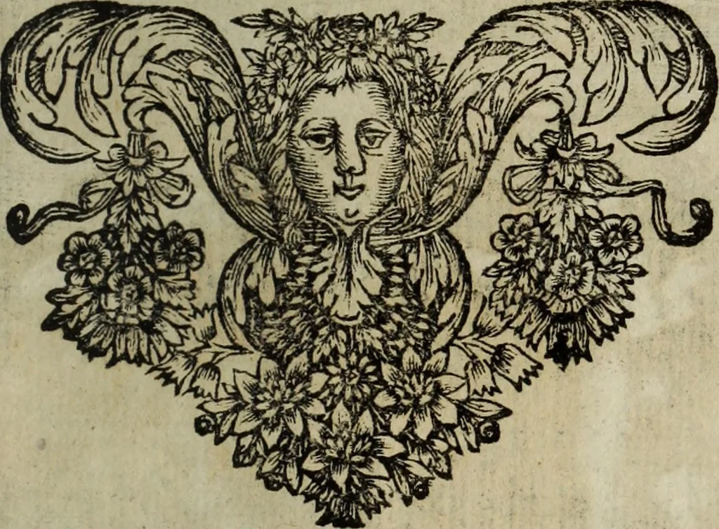 An illustration from La doctrine des murs, 1685, leaf 414