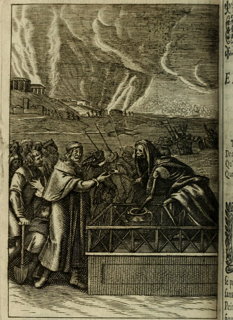 An illustration from La doctrine des murs, 1685, leaf 415