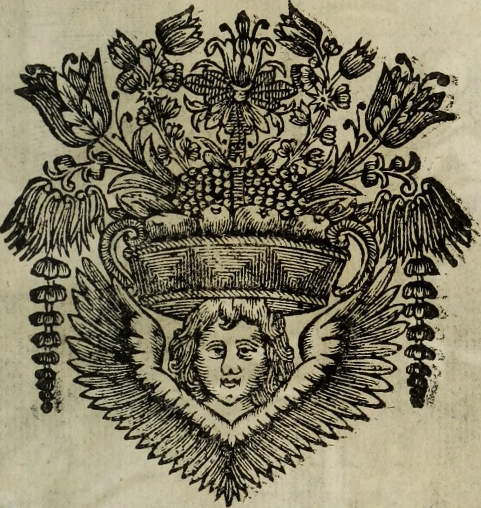 An illustration from La doctrine des murs, 1685, leaf 422