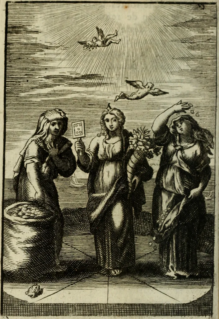 An illustration from La doctrine des murs, 1685, leaf 53