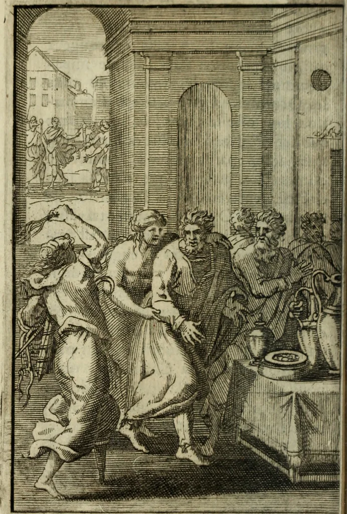 An illustration from La doctrine des murs, 1685, leaf 81