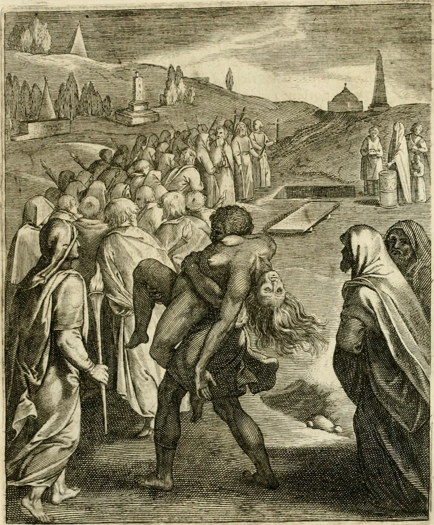 An illustration from La doctrine des murs, tiree de la philosophie des stoiques, representee en cent tableaux et expliquee en cent discours pour l'instruction de la ieunesse, 1646, leaf 150