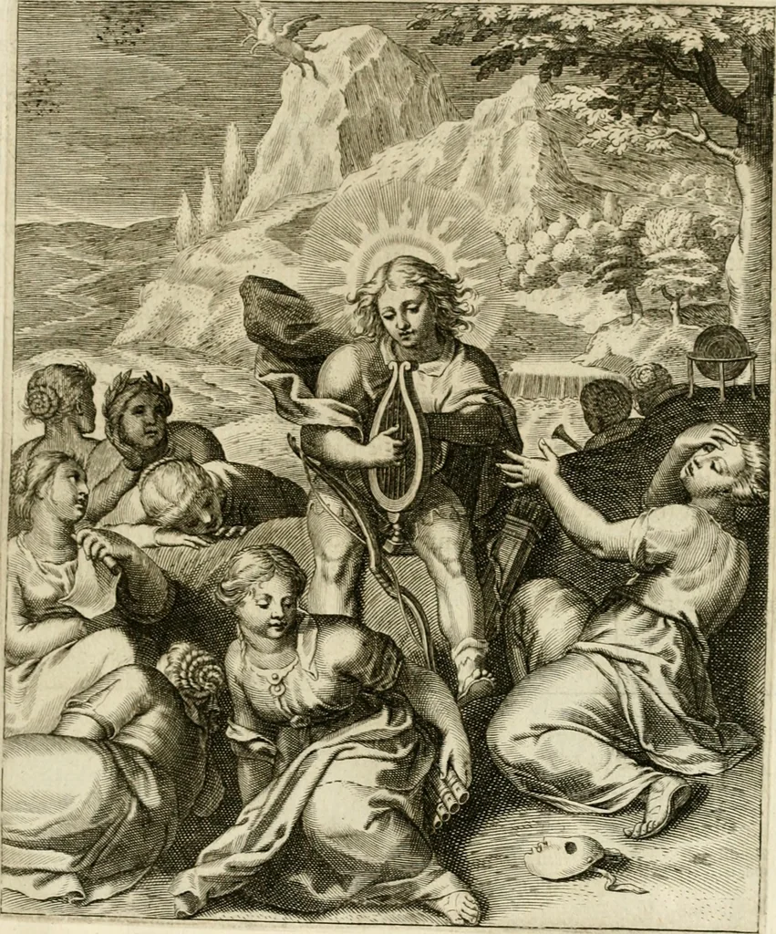 An illustration from La doctrine des murs, tiree de la philosophie des stoiques, representee en cent tableaux et expliquee en cent discours pour l'instruction de la ieunesse, 1646, leaf 192