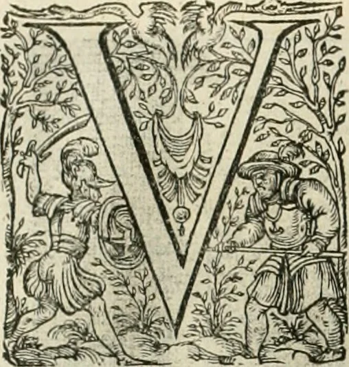 An illustration from La doctrine des murs, tiree de la philosophie des stoiques, representee en cent tableaux et expliquee en cent discours pour l'instruction de la ieunesse, 1646, leaf 77