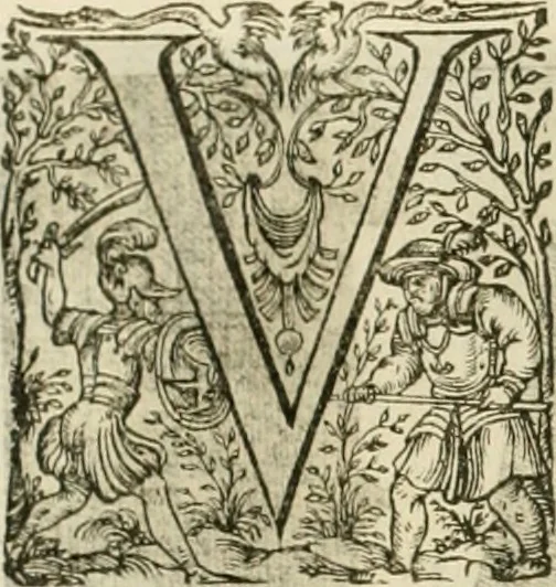 An illustration from La doctrine des murs, tiree de la philosophie des stoiques, representee en cent tableaux et expliquee en cent discours pour l'instruction de la ieunesse, 1646, leaf 91