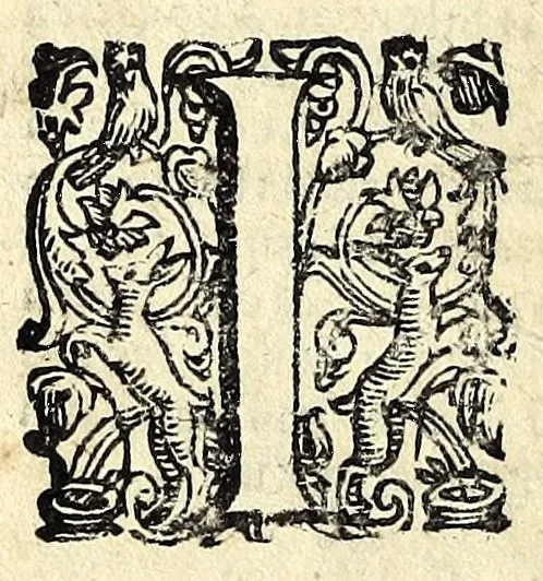 An illustration from La donna costante : comedia, 1589, leaf 38