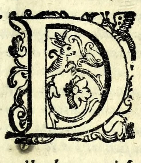 An illustration from La donna costante : comedia, 1589, leaf 63