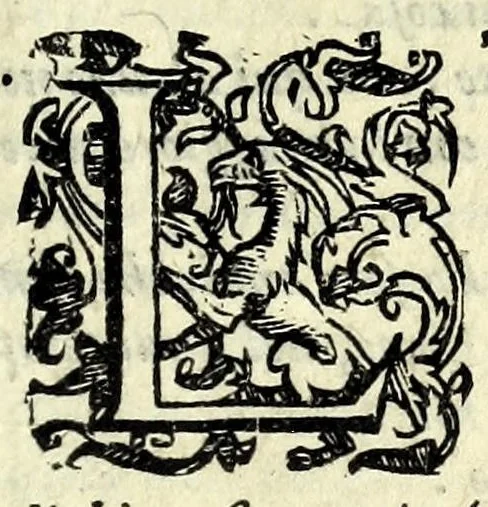 An illustration from La donna costante : comedia, 1589, leaf 9