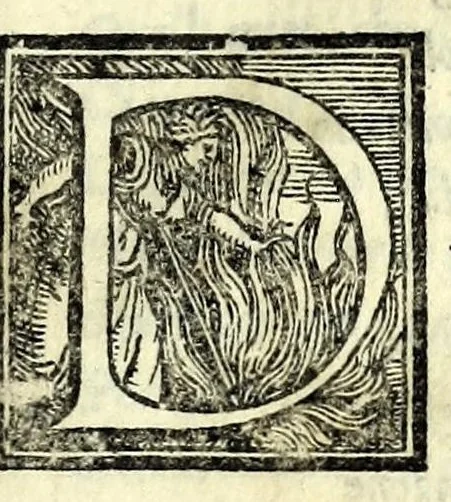 An illustration from La dote : comedia, 1550, leaf 7