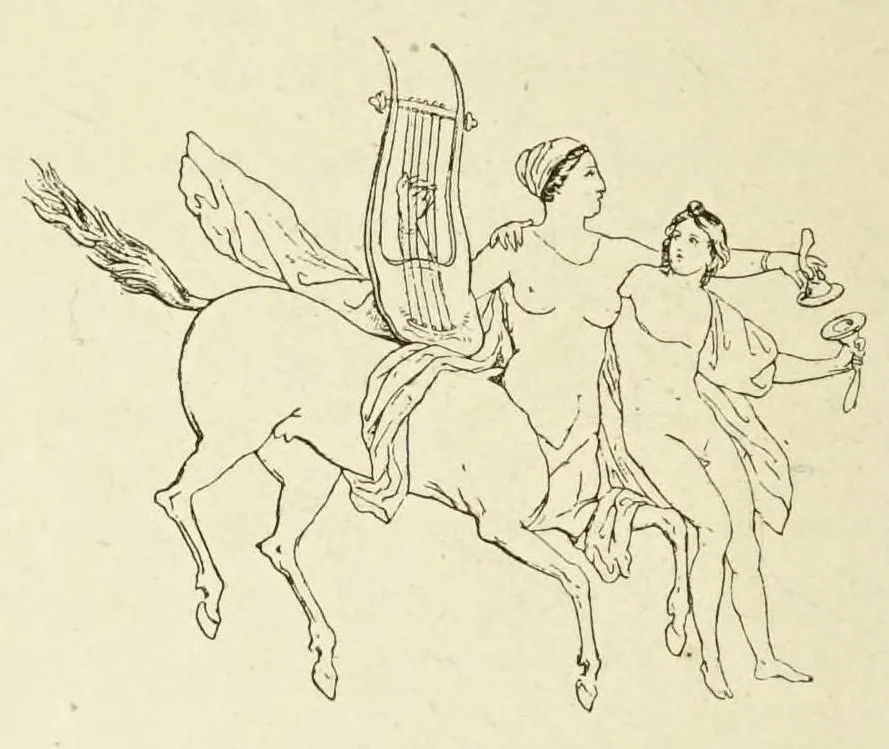 An illustration from La Dryade, revue antique, 1903, leaf 144