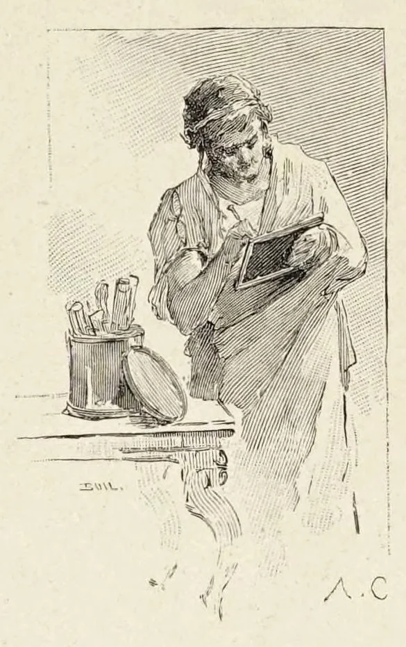 An illustration from La Dryade, revue antique, 1903, leaf 229