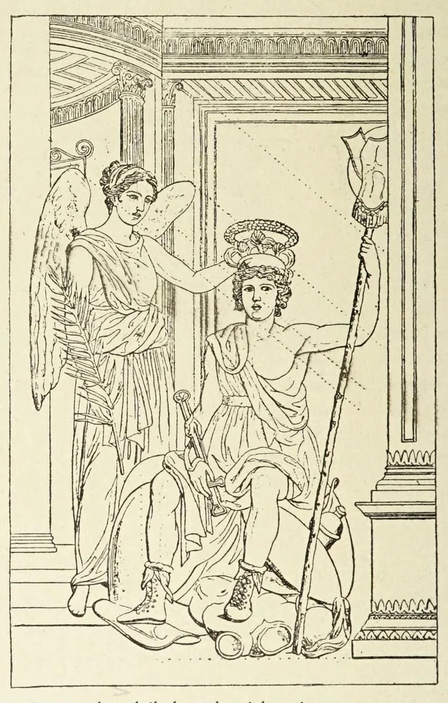 An illustration from La Dryade, revue antique, 1903, leaf 254