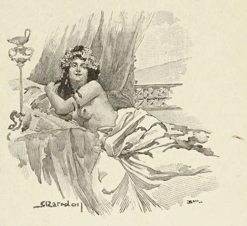 An illustration from La Dryade, revue antique, 1903, leaf 261