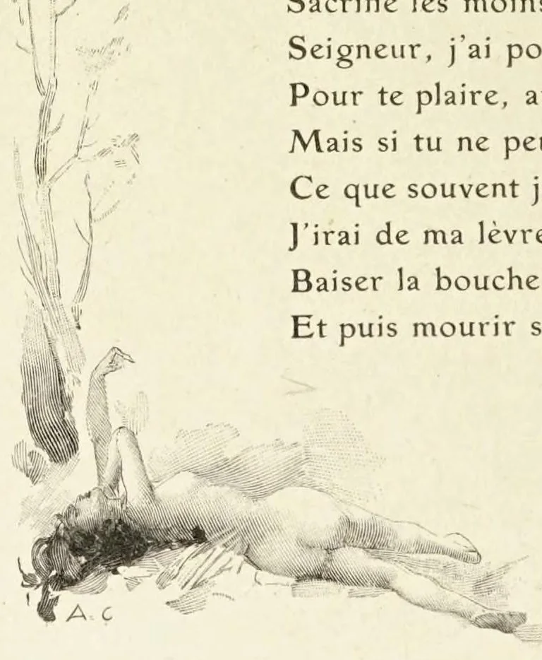 An illustration from La Dryade, revue antique, 1903, leaf 272