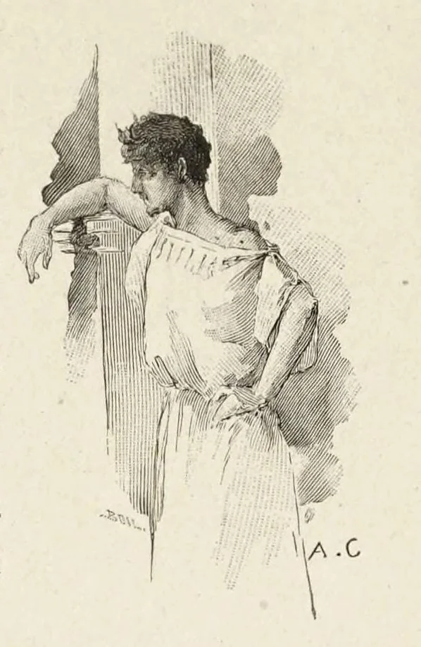 An illustration from La Dryade, revue antique, 1903, leaf 317