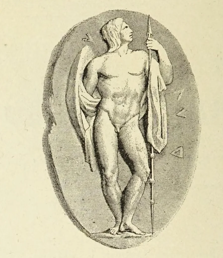 An illustration from La Dryade, revue antique, 1903, leaf 370