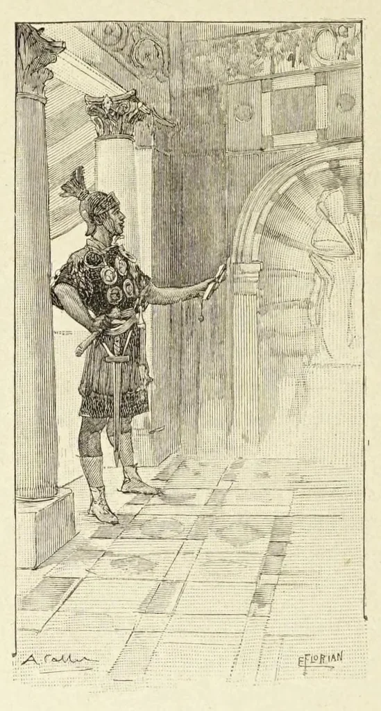 An illustration from La Dryade, revue antique, 1903, leaf 422