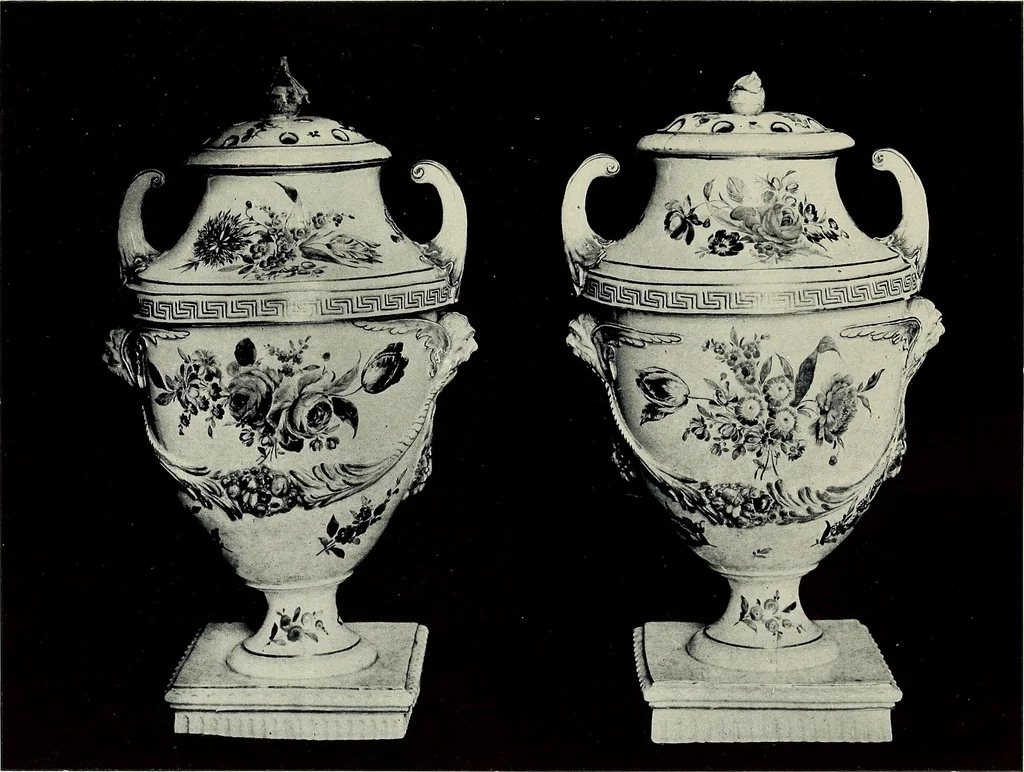An illustration from Lady Charlotte Schreiber's journals : confidences of a collector of ceramics & antiques throughout Britain, France, Holland, Belgium, Spain, Portugal, Turkey, Austria & Germany from the year 1869 to 1885, 1911, leaf 146