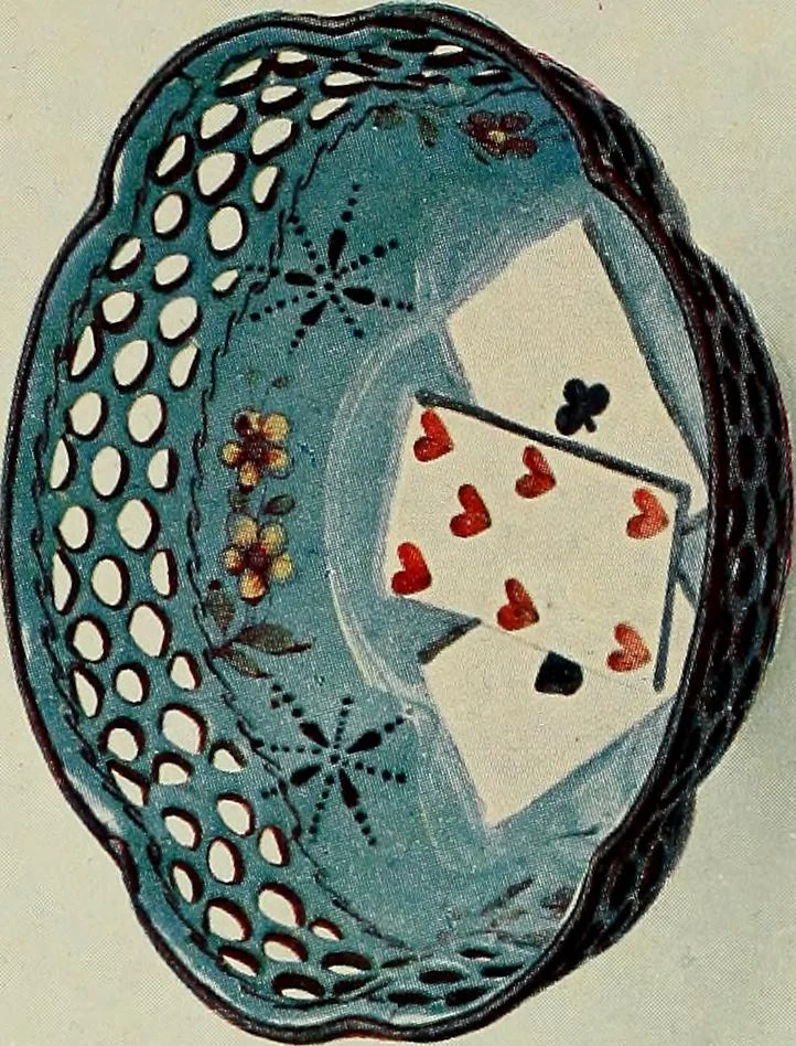 An illustration from Lady Charlotte Schreiber's journals : confidences of a collector of ceramics & antiques throughout Britain, France, Holland, Belgium, Spain, Portugal, Turkey, Austria & Germany from the year 1869 to 1885, 1911, leaf 15