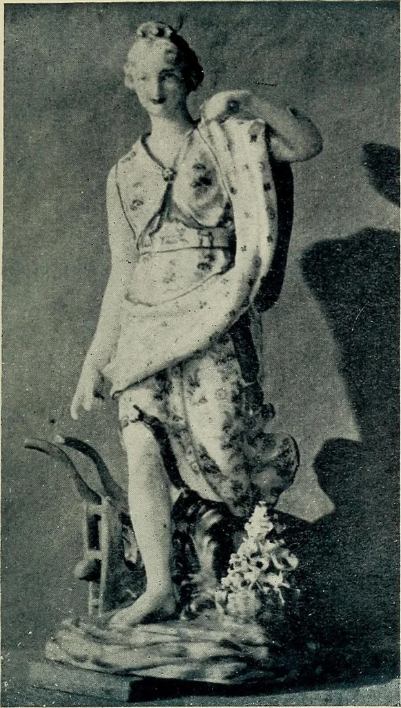 An illustration from Lady Charlotte Schreiber's journals : confidences of a collector of ceramics & antiques throughout Britain, France, Holland, Belgium, Spain, Portugal, Turkey, Austria & Germany from the year 1869 to 1885, 1911, leaf 154