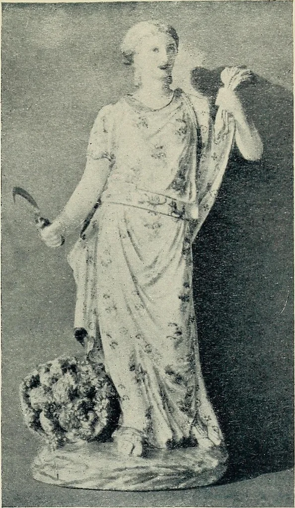 An illustration from Lady Charlotte Schreiber's journals : confidences of a collector of ceramics & antiques throughout Britain, France, Holland, Belgium, Spain, Portugal, Turkey, Austria & Germany from the year 1869 to 1885, 1911, leaf 154