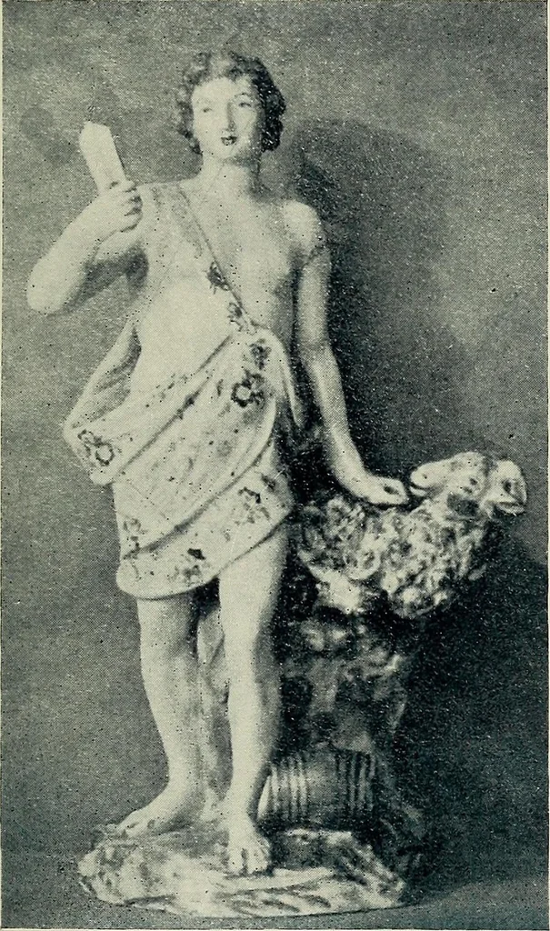 An illustration from Lady Charlotte Schreiber's journals : confidences of a collector of ceramics & antiques throughout Britain, France, Holland, Belgium, Spain, Portugal, Turkey, Austria & Germany from the year 1869 to 1885, 1911, leaf 154